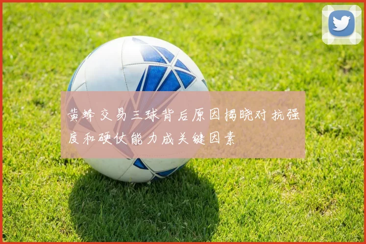 黄蜂交易三球背后原因揭晓对抗强度和硬仗能力成关键因素